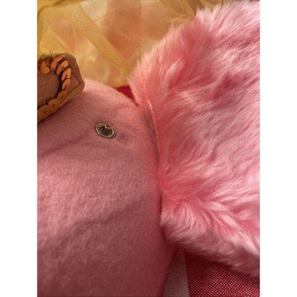 Disney Mouse Ears Princess Hat with Veil Fluffy Ears SNAP ON - Picture 5 of 11